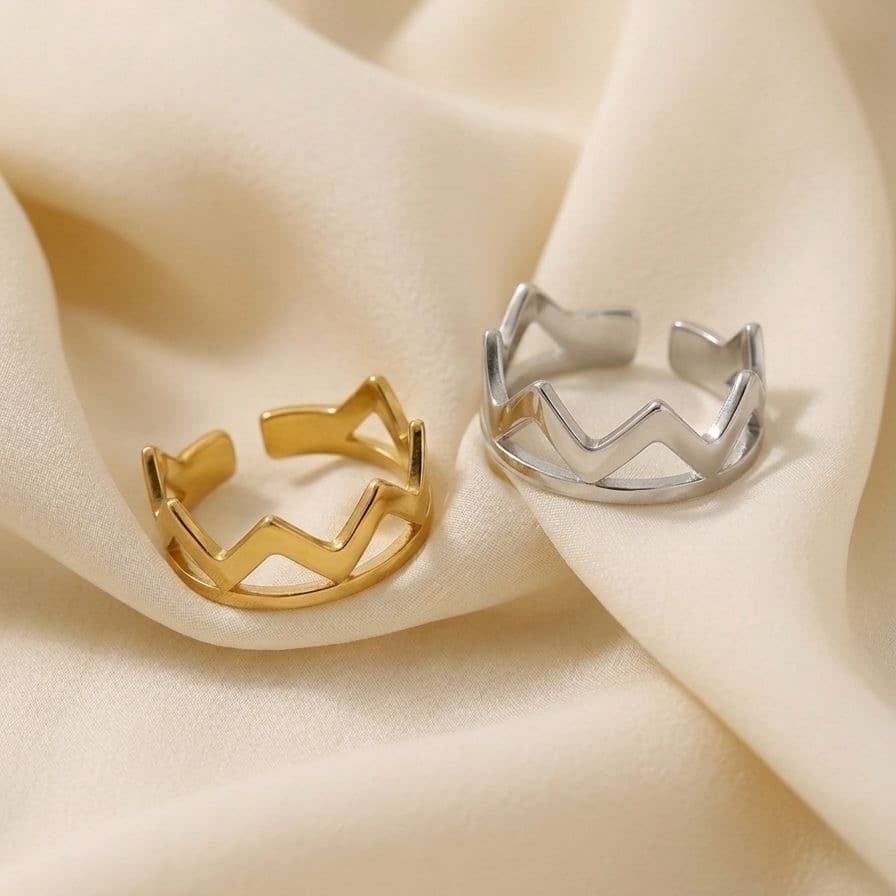 Anillo Reina Gold/Silver
